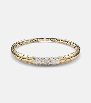 Marina B Choker Onda Aus 18Kt Gelbgold Mit Diamanten - Mettallic