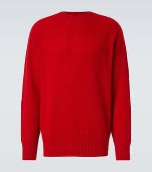 Sunspel Wool Sweater - Red