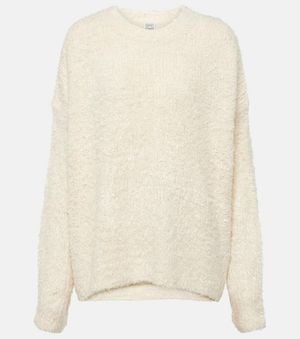 TOTEME Oversized Silk Sweater - Natural