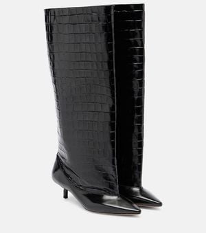 Jacquemus Stiefel Tourni Aus Leder - Schwarz