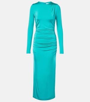 Carolina Herrera Midikleid Aus Jersey - Blau
