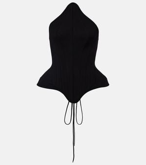 Mugler Re/Edit Top - Schwarz