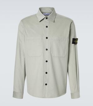 Stone Island Compass Cotton Shirt - Grey