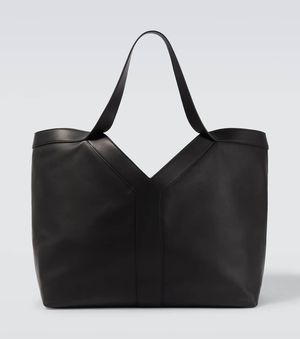 Saint Laurent Tote Bag Y Large Aus Leder - Schwarz