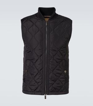 Burberry Quilted Vest - Black
