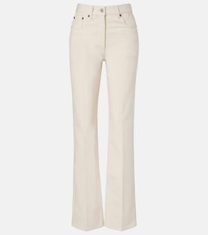 Valentino Vgold Straight Jeans - White
