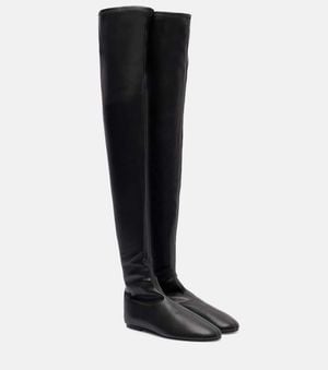Proenza Schouler Overknee-Stiefel Tee Stretch - Schwarz