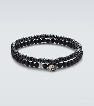 Sydney Evan 14Kt Set Of 2 Bracelets With Diamonds And Gemstones - Metallic