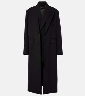 Jean Paul Gaultier Abrigo A Capas - Negro