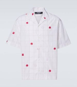 Jacquemus Jacquemus Jean Jacquard Vacation Shirt - White