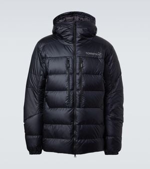Norrøna Trollveggen Hooded Down Ski Jacket - Blue