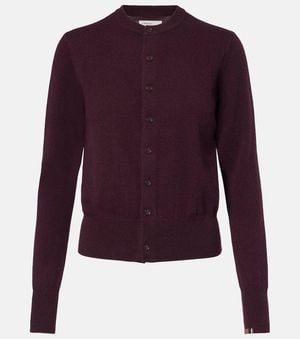 Extreme Cashmere Blouson Cashmere Cardigan - Purple