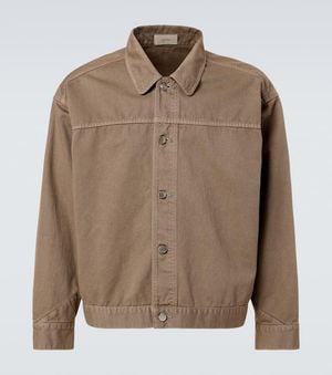 The Row Marcus Denim Jacket - Brown