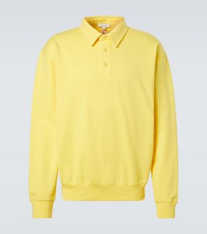 JW Anderson Cotton Jersey Polo Shirt - Yellow