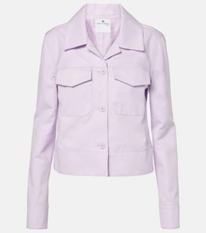 Courreges Logo Jacket - Purple