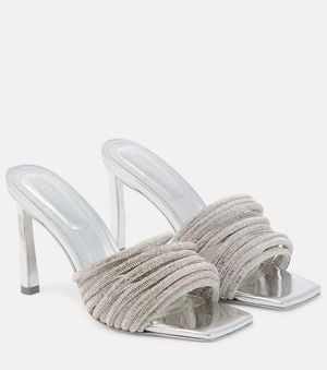 Jonathan Simkhai Pantoletten Mit Kristallen - Weiß