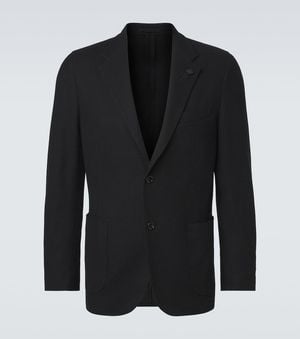 Lardini Single-Breasted Blazer - Black