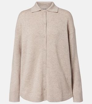 Max Mara Hemdjacke Gatti Aus Wolle Und Kaschmir - Natur