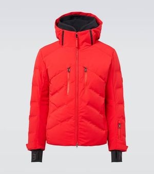 Bogner Jervis-D Hooded Down Ski Jacket - Red