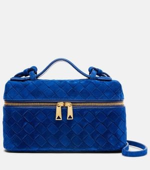 Bottega Veneta Schultertasche Bang Bang Aus Leder - Blau