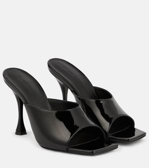 Magda Butrym Square Toe Mules - Black