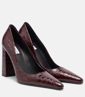 Alaïa Pumps Pointy 90 Aus Leder - Braun