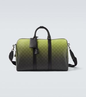 Gucci Gg Canvas Duffel Bag - Green