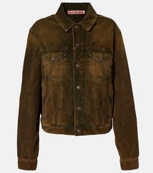 Acne Studios Cotton Corduroy Jacket - Green