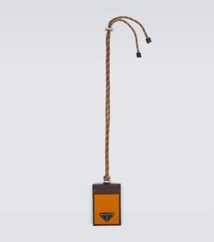 Prada Kartenetui Mit Riemen Speedrock Aus Re-Nylon - Weiß