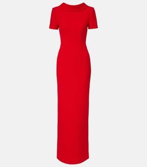 Roland Mouret Crepe Gown - Red