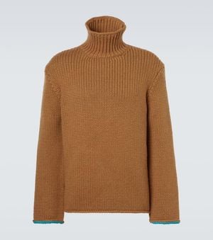 Loewe Wool Turtleneck Sweater - Brown