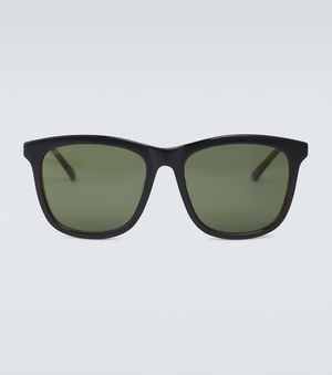 Gucci Square-Frame Acetate Sunglasses - Green
