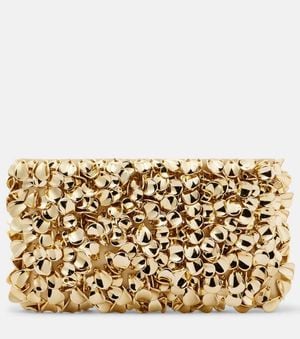 Jonathan Simkhai Reese Small Embellished Clutch - Metallic