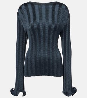 Jonathan Simkhai Carys Knitted Top - Blue