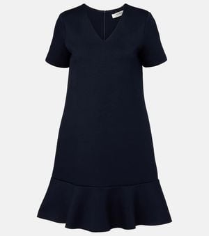 Max Mara Veloce Jersey Minidress - Blue
