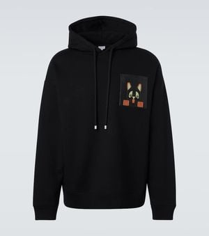 Loewe X Louis Wain Hoodie Aus Baumwolle - Schwarz