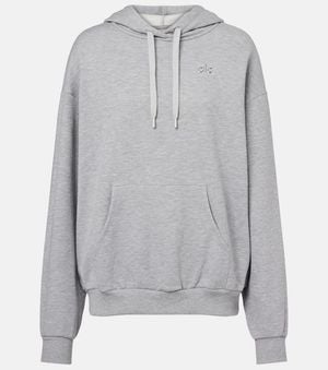 Alo Yoga Accolade Cotton-Blend French Terry Hoodie - Gray