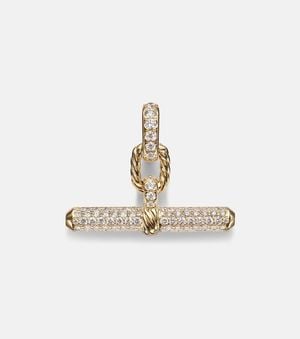 David Yurman Dy Madison 18Kt Pendant With Diamonds - Metallic