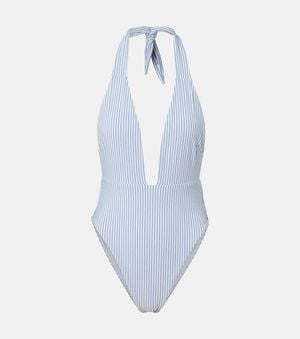 Montce Tropez Striped Swimsuit - Blue