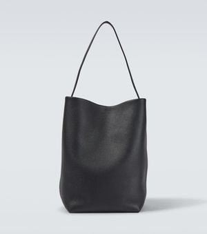 The Row Tote Bag N/S Park Large Aus Leder - Schwarz