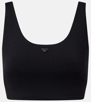 Prada Top Raccourci - Noir