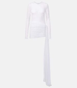 Bananhot Aiden Draped Minidress - White