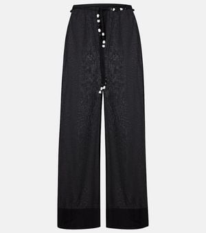 SIR. Weite Hose Azura Aus Baumwolle - Blau