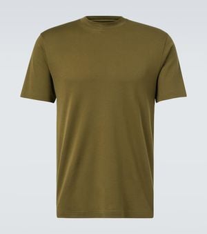 Loro Piana Ray Cotton Jersey T-Shirt - Green