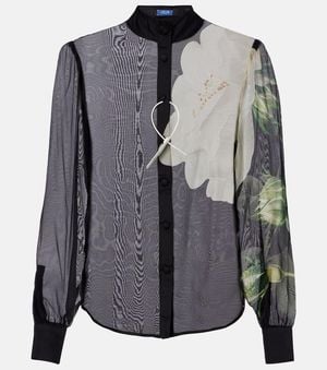 LEO LIN Bluse Alma - Grau