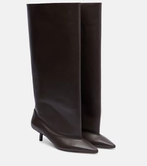 Jacquemus Stiefel Tourni Aus Leder - Schwarz