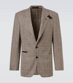 dunhill Blazer Aus Wolle Und Kaschmir - Braun