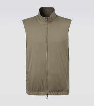 Loro Piana Reversible Vest - Green