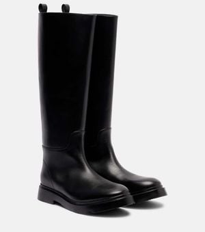 Proenza Schouler Stiefel Bank Aus Leder - Schwarz