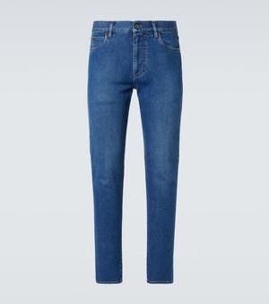 Loro Piana Jean Slim Quarona - Bleu